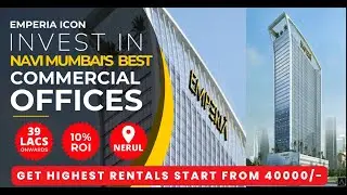 Invest in PRIME location COMMERCIAL SPACES in Navi Mumbai at Nerul | Offices | Commercial property