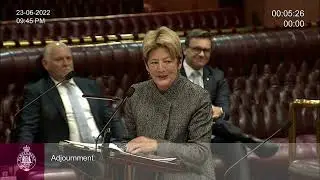 Catherine Cusack - Final speech in the NSW Legislative Council 23 June 2022