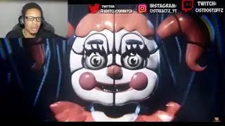 FNAF Sister Location TRAILER REMAKE | BLENDER ANIMATION REACTION