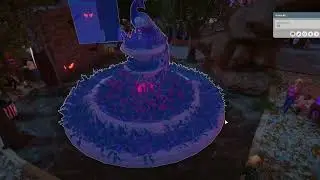 [Planet Zoo Simple Speed Build] Peacock Flower Fountain.