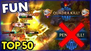TOP 50 Quadra LoL FUN Montage 2025 (Nunu, Azir, Warwick, Ivern, Darius, Olaf, Gwen)