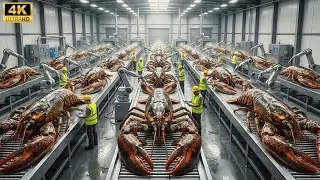 Inside the Massive Lobster Factory: How Millions of Lobsters Are Processed Daily