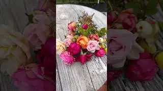 Rose bouquet from my garden 🌹 1 December 2025 #roses #shorts