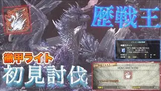 【MHW:IB】初見攻略！歴戦王イヴェルカーナ　六花が静かに眠るなら　徹甲水ライト/モンスターハンターワールドアイスボーン