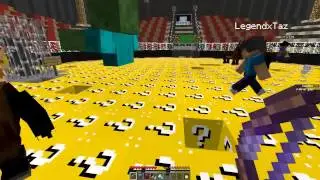 Minecraft: Lucky Block SPLEEF Modded Minigame w/ Vikkstar, FireRockerz, Taz, and Palmerate