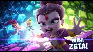 Rainbow Valley  ✨Power Gem SHRINKS Zeta TINY! Genies Battle Mini Sorceress in Epic Clash?! 🔮👶