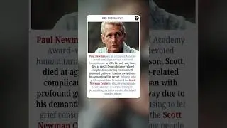 How Paul Newman Turned Tragedy into a Lifesaving Mission