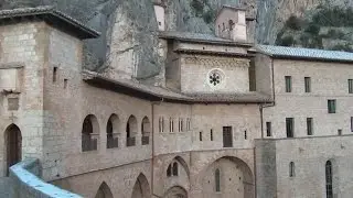 San Benedetto Monastery in Subiaco, Santa Scolastica, Benedictine Monasteries!