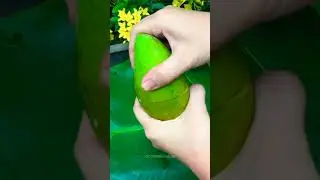 Enjoy beautiful nature with rural life (P329) Amazing Mango 🥭 Fruit Cutting Skill #satisfying #shot
