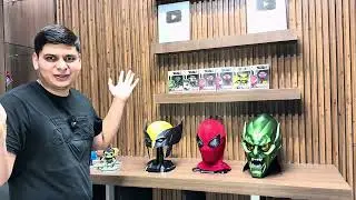 COMPRÉ TODAS LAS CABEZAS *CASCOS* de MARVEL LEGEDS (SPIDERMAN, DUENDE VERDE, WOLVERINE y MÁS) 