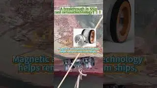 A breakthrough in ship rust removal technology.#magnetrobot #magnetic #robot #magnet #magnetwheel