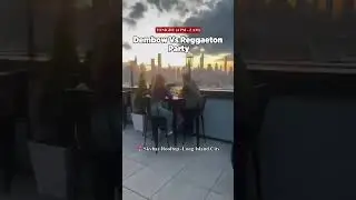Skybar Rooftop  Dembow Vs Reggaeton Party in Long Island City #shorts