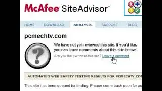 How to   Overview   McAfee SiteAdvisor