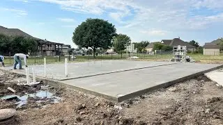 Pouring a Foundation Slab | Contractor Build in DFW