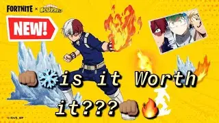 Fortnite | *NEW* Shoto Todoroki BUNDLE Review & Overview / is it Worth it??? ❄️🔥❄️