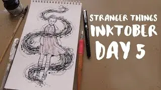✥ Stranger Things: Eleven Fan Art Inktober Day 5 ✥