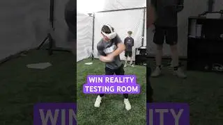 Inside Win Reality&rsquo;s Testing Room at Lakepoint! #baseballszn #baseball #shortsfeed