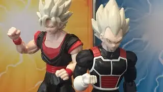 Dragonball Super GameStop Exclusive Super Saiyan Goku & Vegeta Star Series action figure review