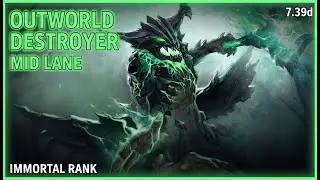 How to devour mid lane with OD! Immortal Ranked Match, 7.39d
