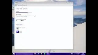 Changer la langue de windows 10 (Anglais en Fran&ccedil;ais par exemple)