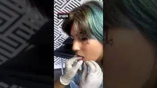Snake bite piercing #erosink #erosinknepal #snakebitespiercing #nepalpiercer#tattoostudio#inktattoo