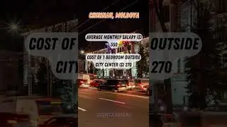 COSTUL VIEȚII &Icirc;N CHIȘINĂU, MOLDOVA &Icirc;N 2023 #shorts