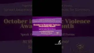 Today marks the first day of Domestic Violence Awareness Month. www.vividbound.com #DV #Vividbound
