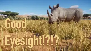 GOOD EYESIGHT? | Wildlife Biologists Rank the BLACK and SOUTHERN WHITE RHINOCEROS from Planet Zoo