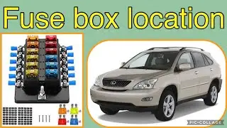 The fuse box location on a 2009 Lexus RX 350