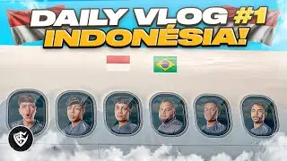DAILY VLOG DA NOSSA VIAGEM PRA INDONÉSIA 🇮🇩! Free Fire 