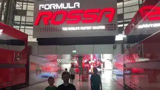 Formula Rossa The Worlds Fastest Roller Coaster Reaction at Ferrari World Abu Dhabi UAE 240 kph!