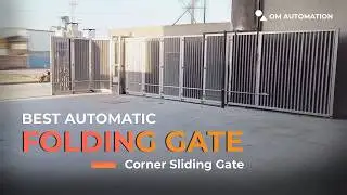 Latest Automatic Sliding Folding Gate | 🎥 MS Gate Design | Om Automation