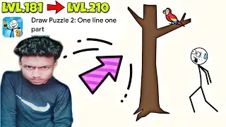 Draw Puzzle 2 : One Line One Part Lavel 181 to 210 solutions