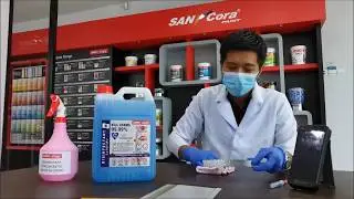 SANCora Disinfectant Concentrated (Mixing ratio 1:20) - Surface Hygiene Test (ATP)
