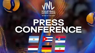 VNL Press Conference Men's Week 2 | Belgrade, Serbia