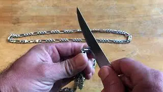 Tungsten carbide necklace chain by Titanium Kay review