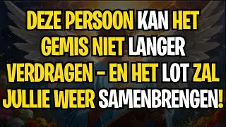 DEZE PERSOON KAN HET GEMIS NIET LANGER VERDRAGEN &mdash; EN HET LOT ZAL JULLIE WEER SAMENBRENGEN!