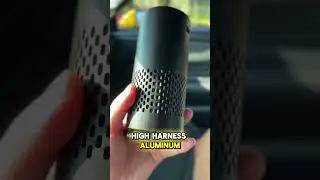 Portable car air purifier for smoke, dust, & pet odor removal