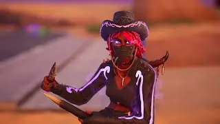 The Midnight Style For Omen Hunter Calamity | Fortnite