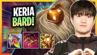 KERIA IS A BEAST WITH BARD! | T1 Keria Plays Bard Support vs Nautilus!  Season 2025