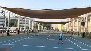 Point construction in tennis- U12 match