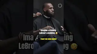 They crashed LeBron's wedding?! 😳😂 #lebronjames #weddingcrashes #theshop #shorts
