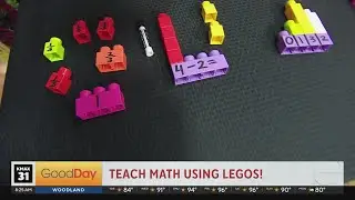 The Math Teacher Mom teaches math with Legos!
