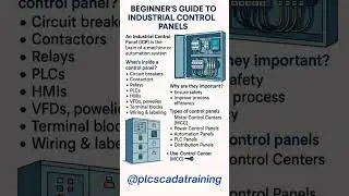Beginner's Guide to Industrial Control Panels #industrialautomation #panel #controlpanels