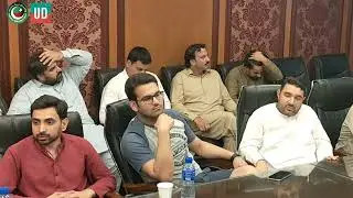 Usman Dar chaired a meeting officials of Metropolitan Body Sialkot at Jinnah House via video link.