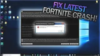 How To FIX Fortnite Crashing (FortniteClient-Win64-Shipping.exe/UE4 0xc000005 Error Code)