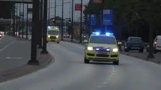 *Wail* A1 MMT voertuig 01-911 begeleid Novaris XL Ambulance 03-103 Assen naar het UMCG