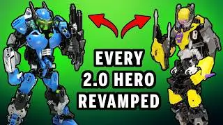 Every Hero Factory 2.0 HERO Revamped