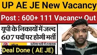 Big Breaking:UPSSSC AE JE 700+ Vacancy Notice out omg diploma & Btech good news | JE 2025 | UPSSSC