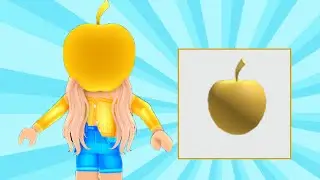FREE ITEM How To Get Golden Apple Head Easy Roblox Free Accessory
